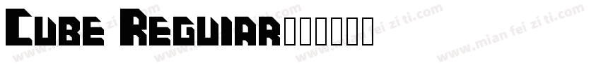 Cube Regular字体转换